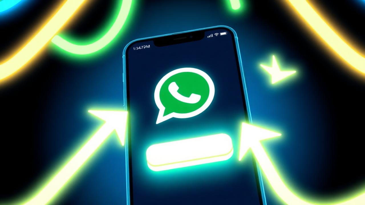 Anúncio Meta no celular com botão que abre conversa no WhatsApp