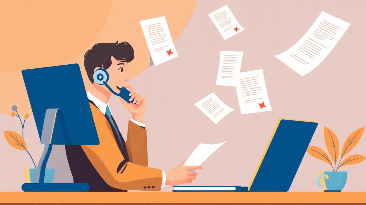 Recrutadora conversando com candidatos pelo smartphone